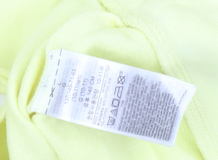 GAP Boys Yellow Pullover Sweatshirt, Size 11 Years
