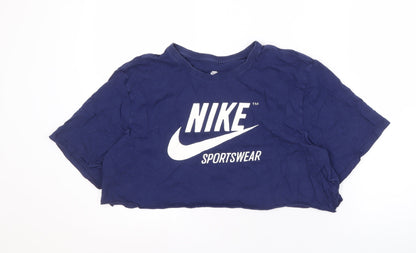 Nike Unisex Blue Athletic T-Shirt XL