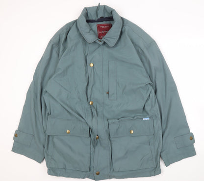 Mens UK Size M Dannimac Green Windbreaker Coat