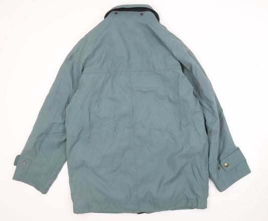 Mens UK Size M Dannimac Green Windbreaker Coat