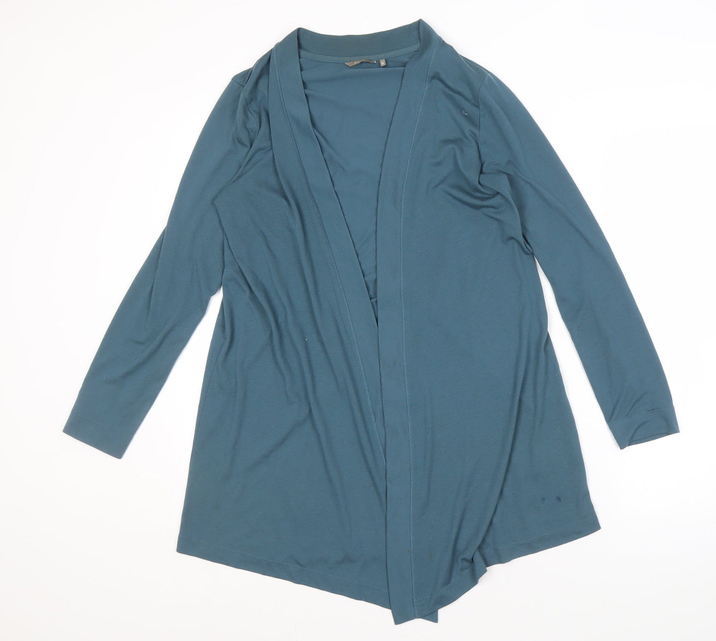 Womens UK Size M Sandwich Blue Basic Blouse