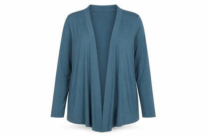 Womens UK Size M Sandwich Blue Basic Blouse