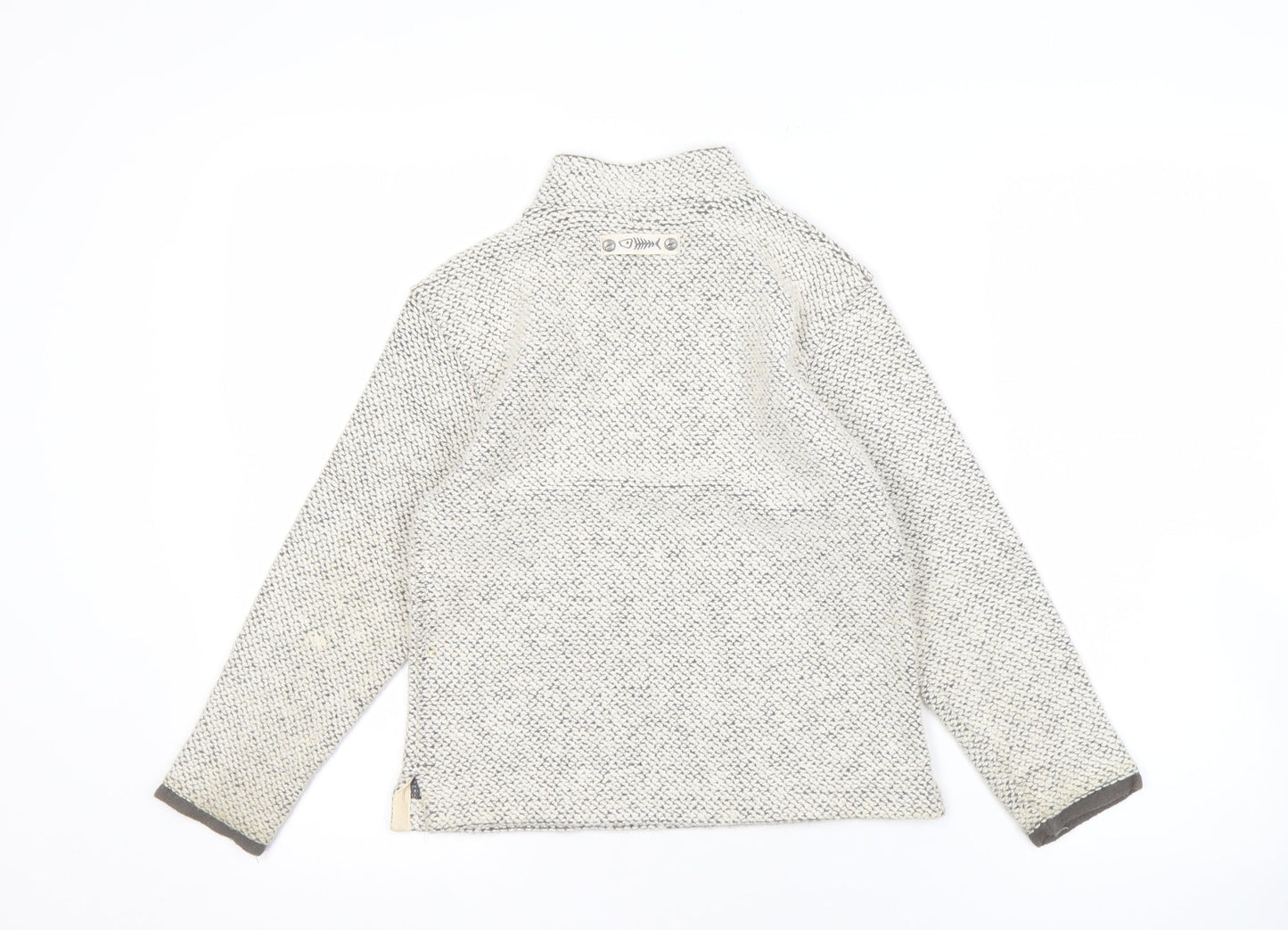 Weird Fish Boys Grey 1/4 Zip Sweatshirt 7-8 Years