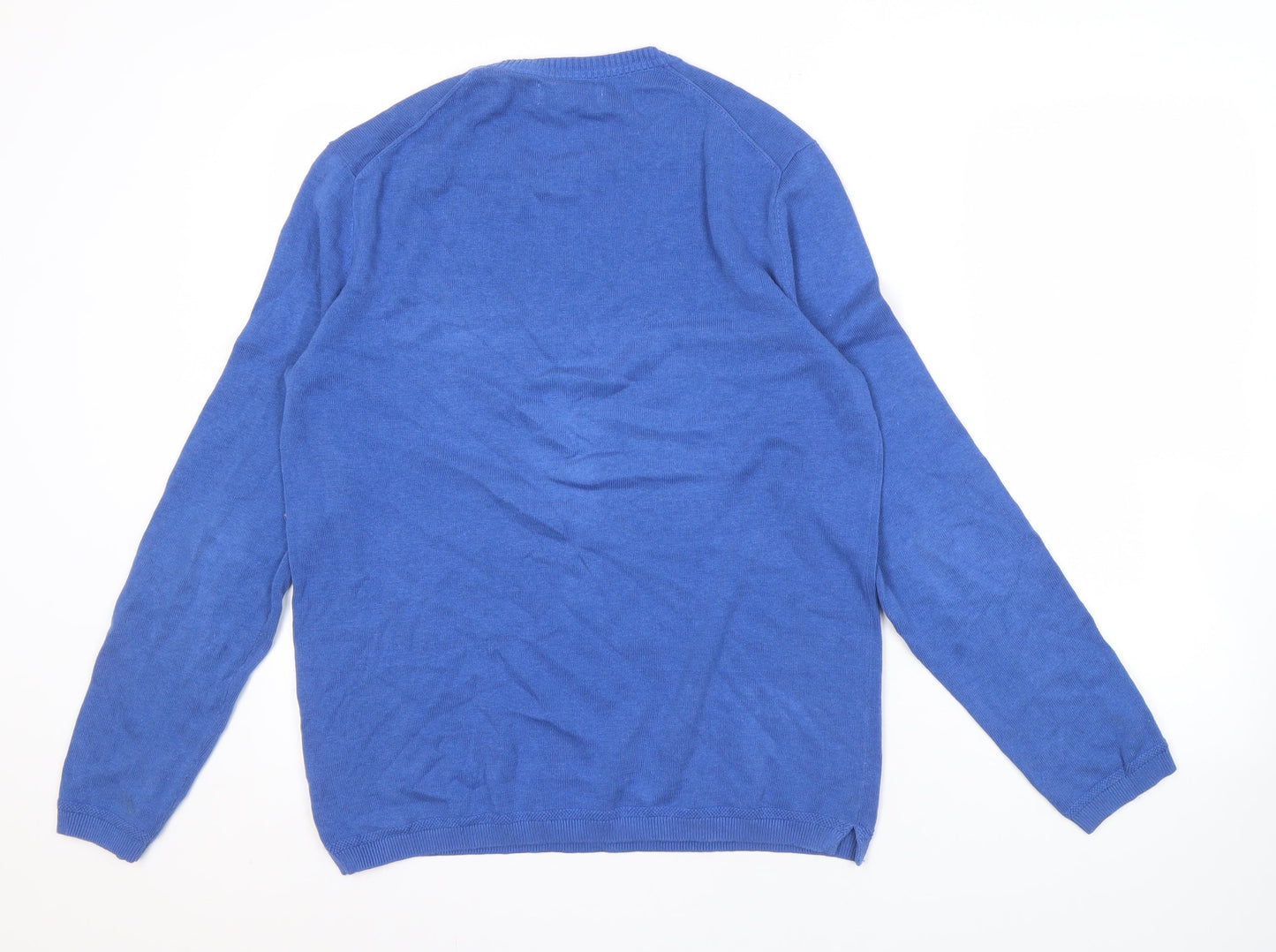Boden Men's Blue Cotton Jumper, Size S, Crew Neck