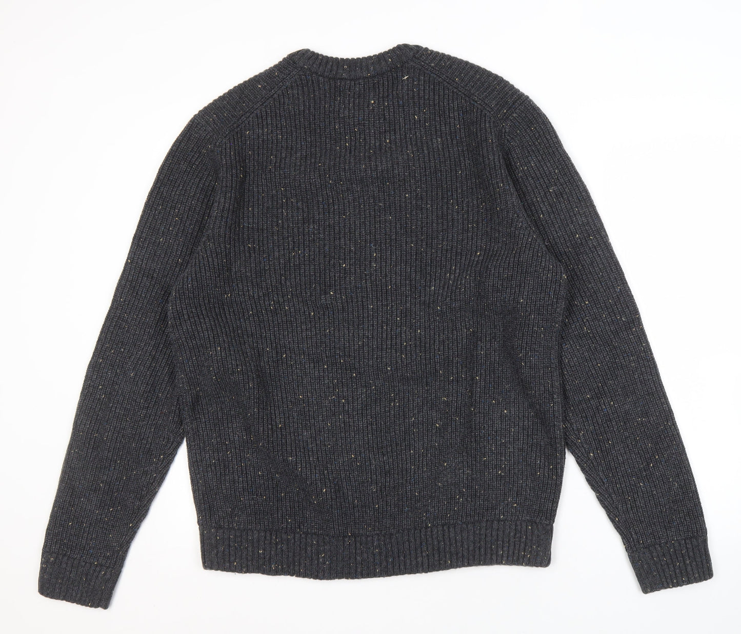 Marks and Spencer Men's Grey Knit Pullover Jumper L