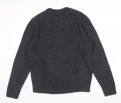 Marks and Spencer Men's Grey Knit Pullover Jumper L