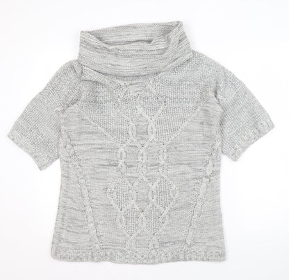 Womens UK Size M Oasis Grey Pullover Jumper