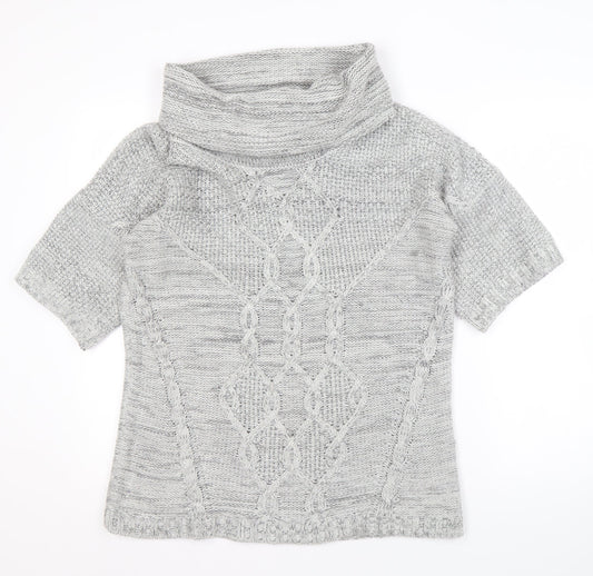 Womens UK Size M Oasis Grey Pullover Jumper