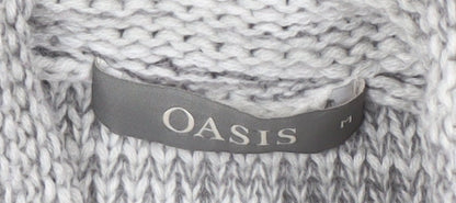 Womens UK Size M Oasis Grey Pullover Jumper