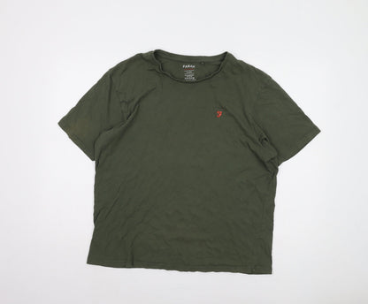 Mens UK Size 2XL Farah Green  T-Shirt