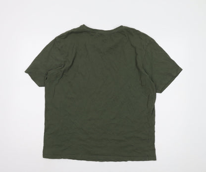 Mens UK Size 2XL Farah Green  T-Shirt