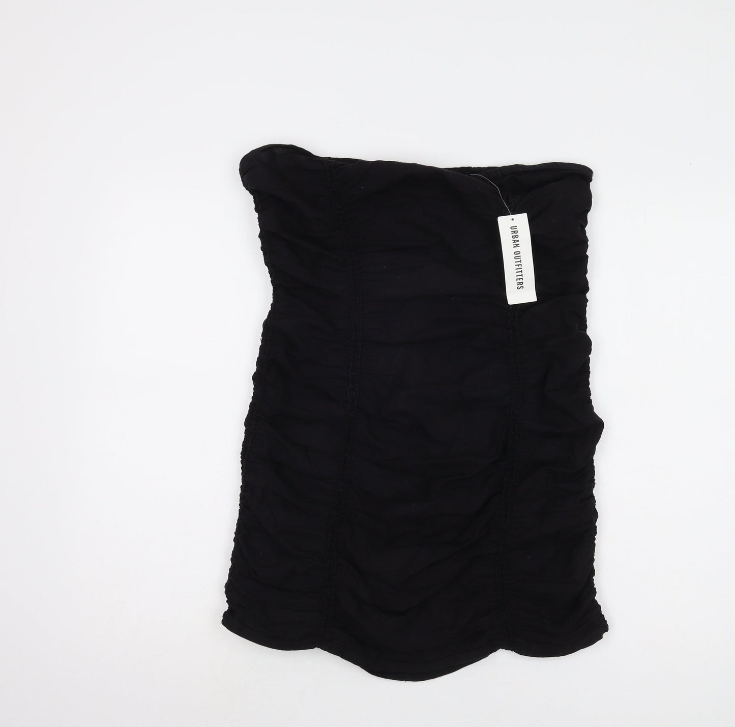 Urban Outfitters Women Black Strapless Dress L
