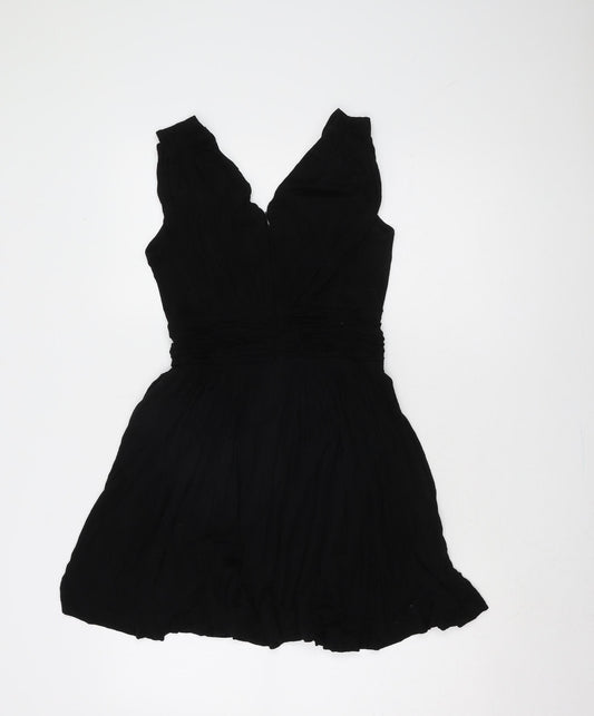 French Connection Women's Black A-Line Short Dress