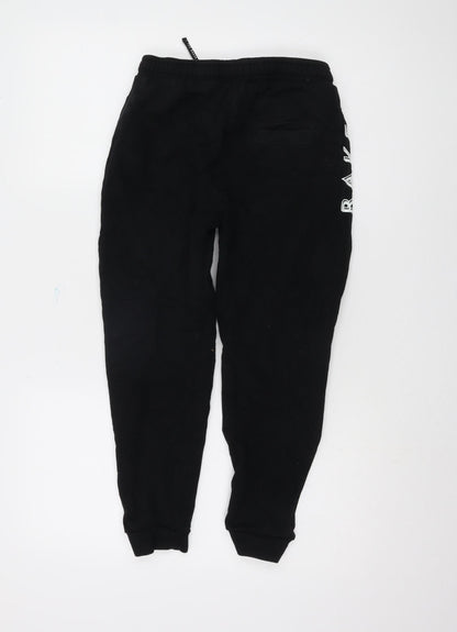 Baker by Ted Baker Boys Black Joggers 12 Years Cotton Casual