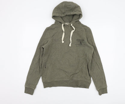 Barbour Women's Black Pullover Sweatshirt Green Size 10