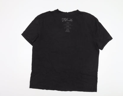 NBA Chicago Bulls Men's Black 2XL Sports T-Shirt