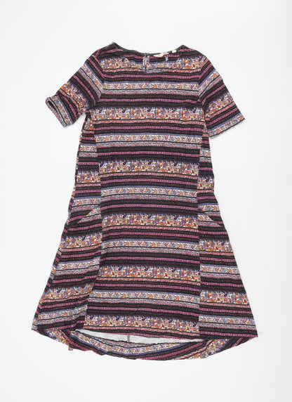 Fat Face Women's Multicoloured Shift Dress Size 8