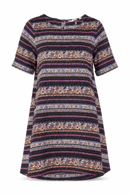 FatFace Women's Multicoloured Shift Dress Size 8