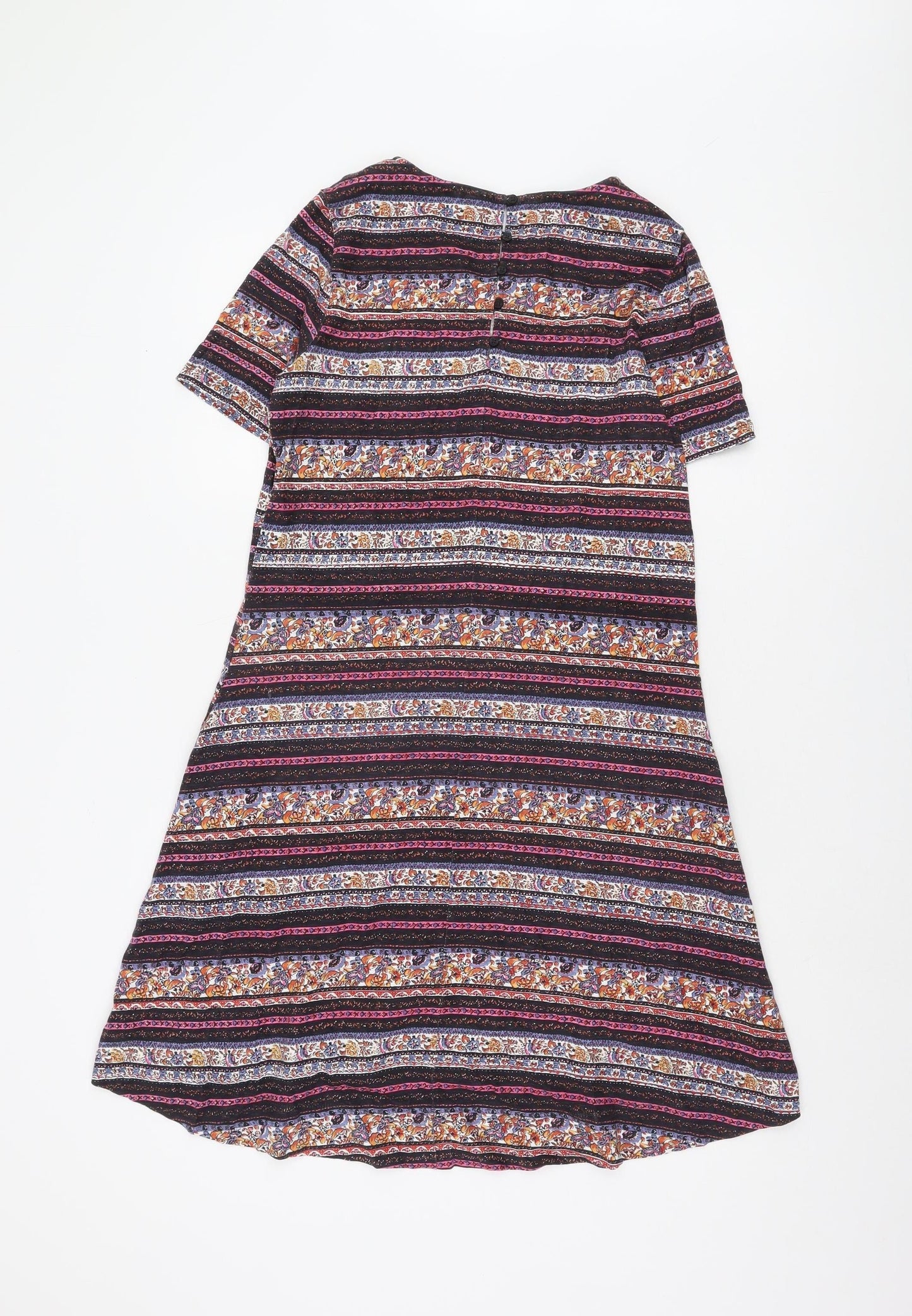 Fat Face Women's Multicoloured Shift Dress Size 8