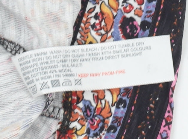 Fat Face Women's Multicoloured Shift Dress Size 8