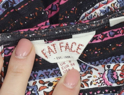 Fat Face Women's Multicoloured Shift Dress Size 8