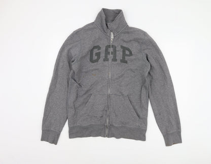 Mens UK Size S Gap Grey Basic Jacket