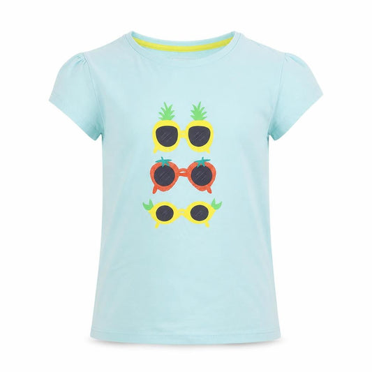 Mountain Warehouse Girls Blue Graphic T-Shirt, 9-10 Years