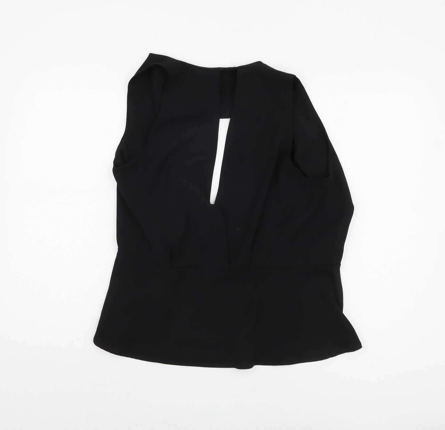 Coast Women's Black Wrap Blouse Size 14