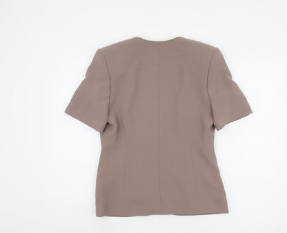 Debenham & Freebody Women's Brown Blazer Size 12
