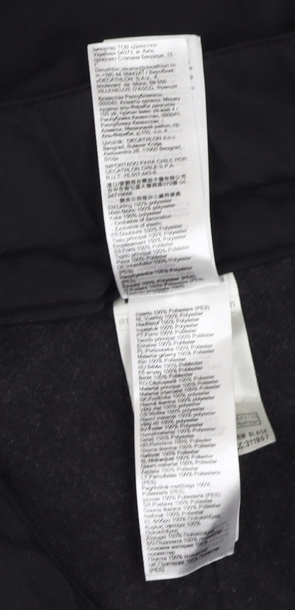 Quechua Men's Black Trousers L Size for Casual Wear