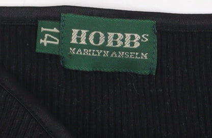 Womens UK Size 14 Hobbs Black Camisole Tank
