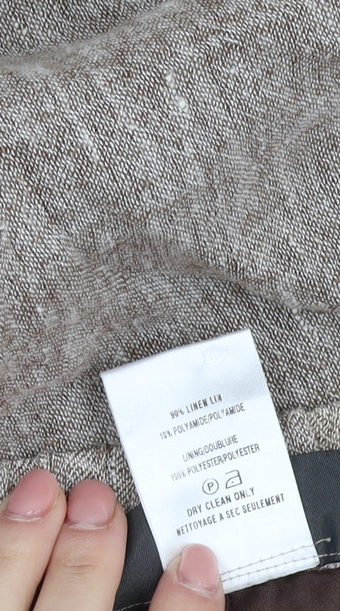 Womens UK Size 16 Alex & Co. Relaxed Fit  Brown Trousers