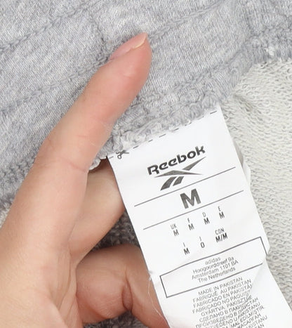 Reebok Men's Grey Jogger Trousers, Size M