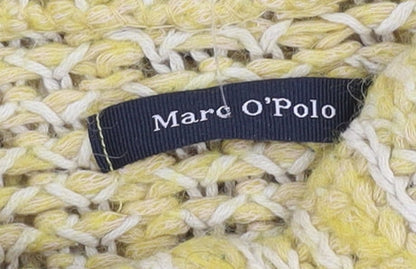Marc O'Polo Women's Yellow L Open-Knit Jumper