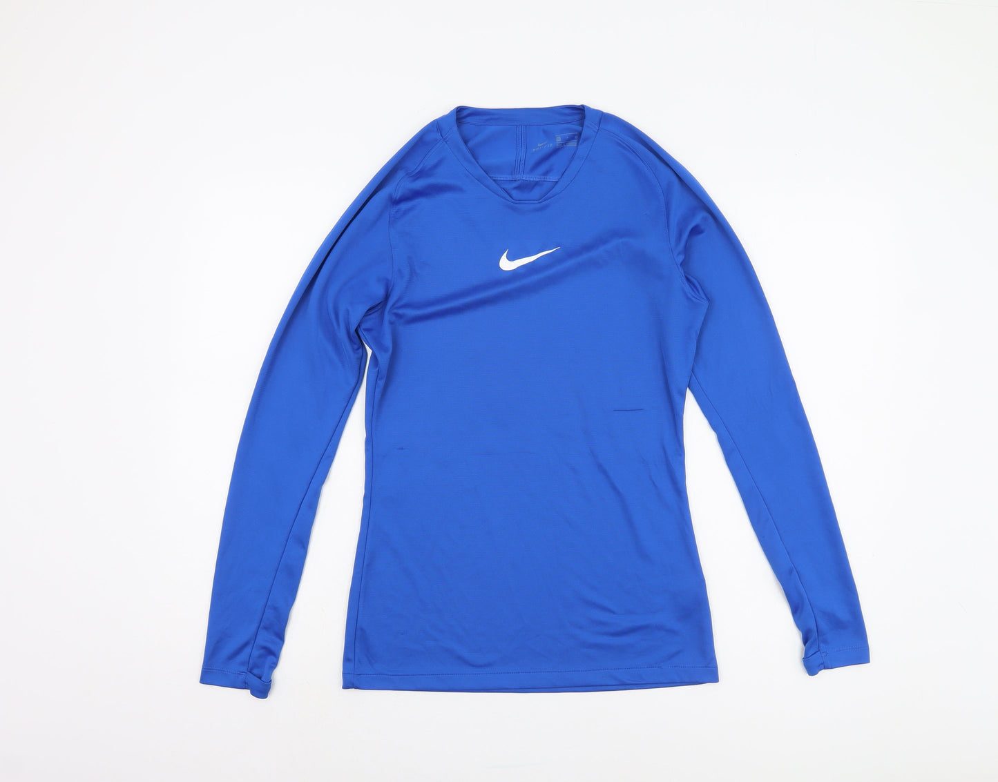 Nike Men's Blue Long Sleeve Pullover Top