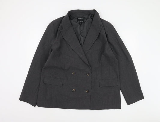 River Island Women's Grey Blazer Size 18