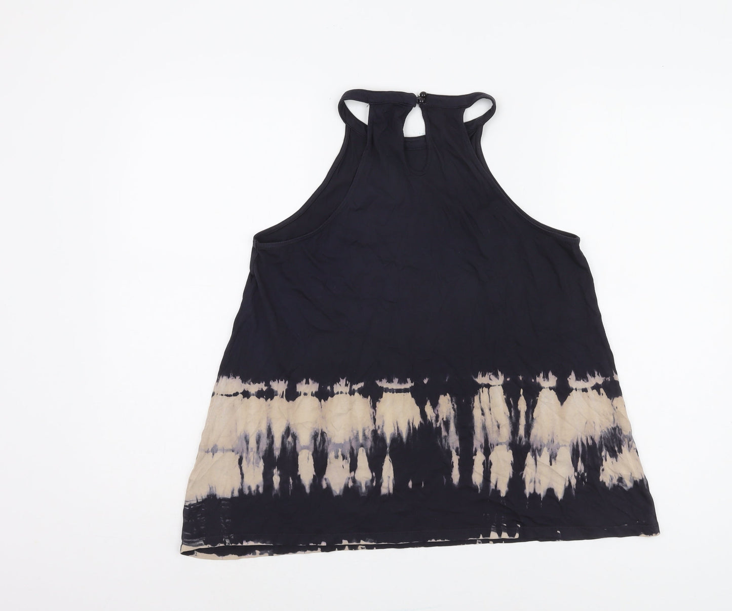 New Look Women's Black Cotton Tank Top, Size 8