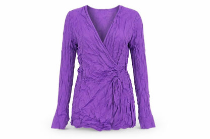 Womens UK Size 2 Bershka Purple Wrap