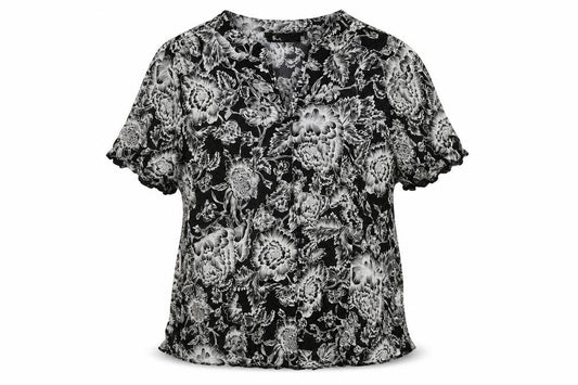 Womens UK Size 18 BHS Black Basic Blouse