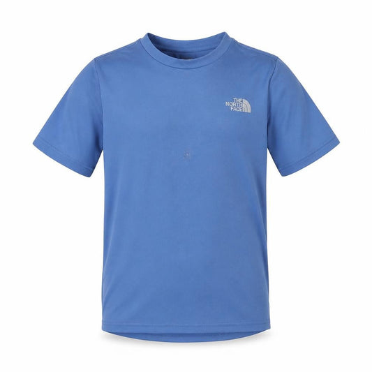 The North Face Boys Blue T-Shirt S Quick Dry Logo