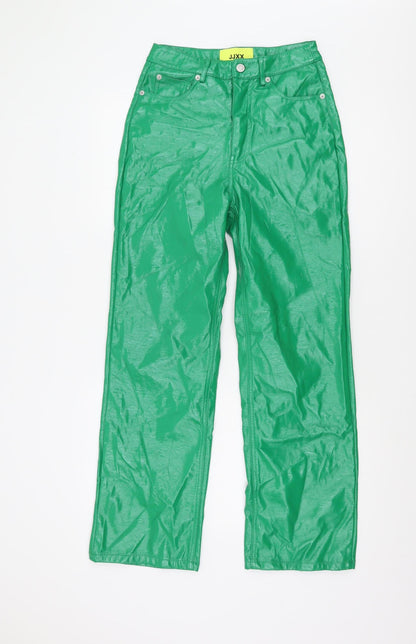 JJXX Women's Green Straight Trousers S