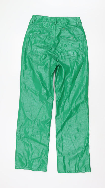JJXX Women's Green Straight Trousers S