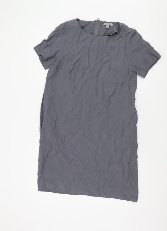 COS Women's Grey Shift Dress - Size 12