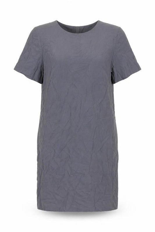 Front view of COS Women's Grey Shift Dress -, size 12