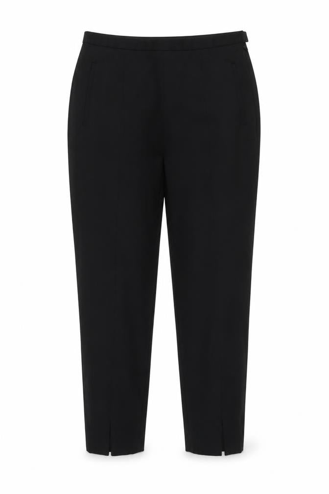 Womens UK Size 14 NEXT Regular Fit Business Casual Black Trousers