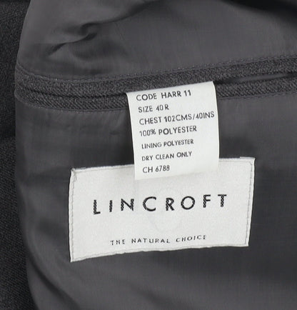 Mens UK Size 40 Lincroft Regular Grey Suit Jacket