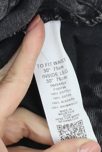 Collusion Women's Grey Denim Jeans - Size 30