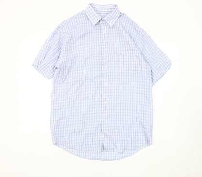 Wolsey Men's Multicoloured Check Short Sleeve Shirt S