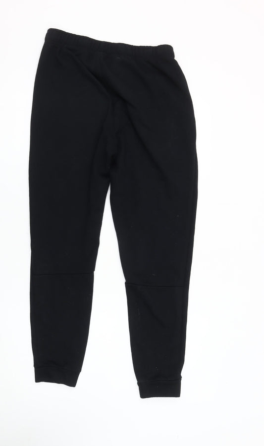 Nike Men's Black Jogger Trousers, Size S, Moisture Wicking