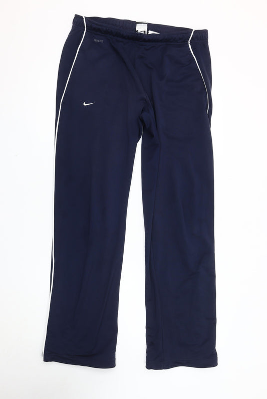 Nike Men's Blue Dri-FIT Trousers L